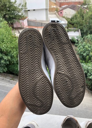 39 Beden Beyaz Adidas Düz Tabanlı Kadın Sneaker