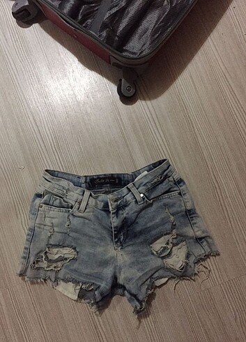 Mini kot şort 