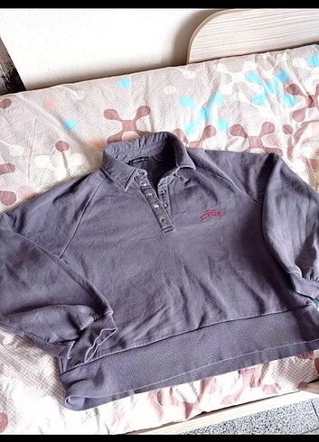 Polo yaka sweatshirt 