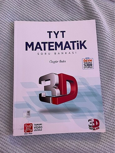 TYT matematik 3D soru bankası (çözülmemiştir)