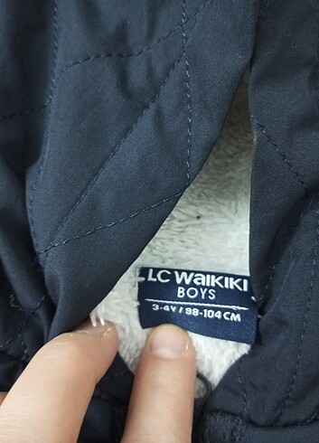 4 Yaş Beden lacivert Renk LC Waikiki erkek çocuk içi peluş yelek 