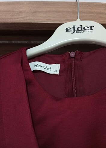 Diğer Bordo saten abiye