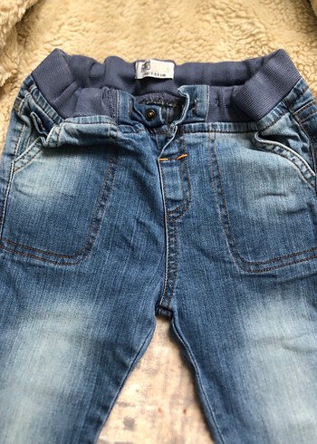 18-24 Ay Beden Erkek Çocuk Bol Kesim Denim Pantolon
