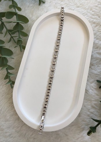 Accessorize Zincir Detaylı Gri Kadın Bileklik xuping marka
