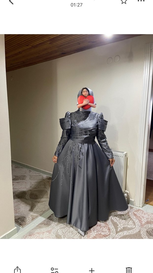 Gri abiye - Görsel 2