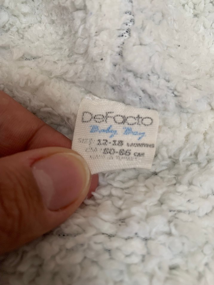 Kapüşonlu Erkek Çocuk Triko Hırka - Görsel 3