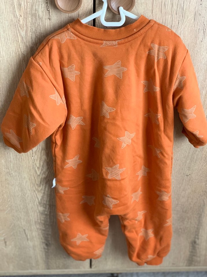 Çocuk Turuncu Fermuarlı Uyku Tulumu - Görsel 2