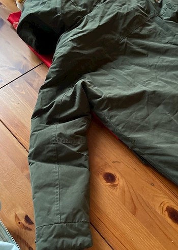 Erkek Çocuk yeşil koyu Düğmeli Kaban - Görsel 8