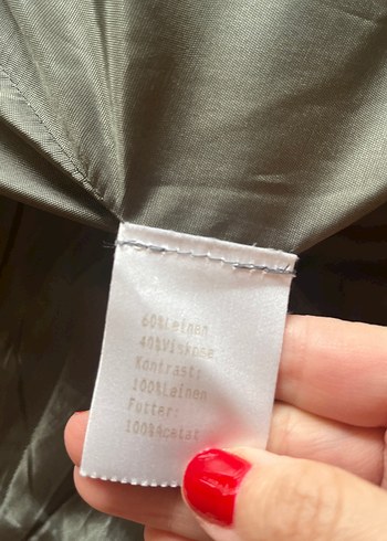 Gri Keten Düğmeli Erkek Yelek - Görsel 5