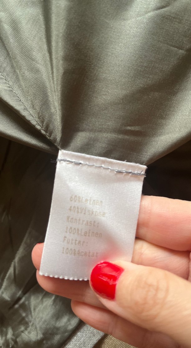 Gri Keten Düğmeli Erkek Yelek - Görsel 5