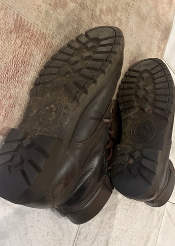 Kahverengi Deri kadın Bot ispanya malı yüzde yüz deri - Görsel 5