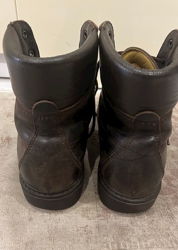 Kahverengi Deri kadın Bot ispanya malı yüzde yüz deri - Görsel 4
