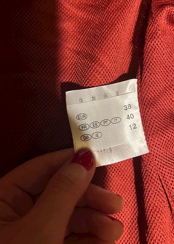 Kırmızı Fermuarlı outdoor Kadın Yelek - Görsel 7