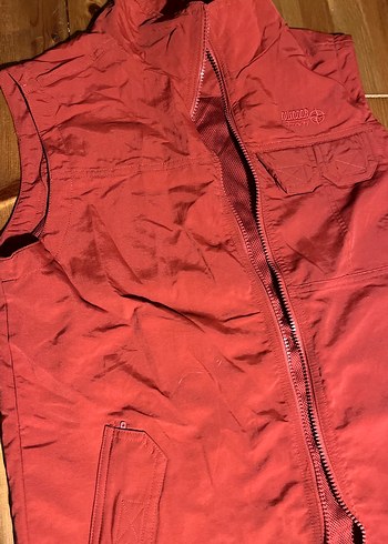 Kırmızı Fermuarlı outdoor Kadın Yelek - Görsel 2