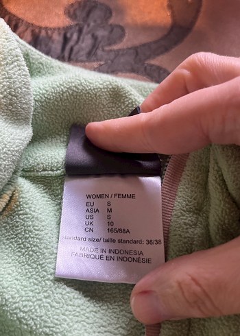 Kadın Polar Yarım Fermuarlı Sweatshirt orijinal Jack Wolfskin - Görsel 4