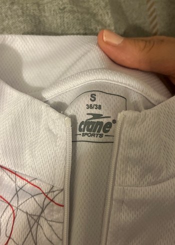 Kadın Beyaz Kısa Kollu Baskılı Spor Tişört - Görsel 3