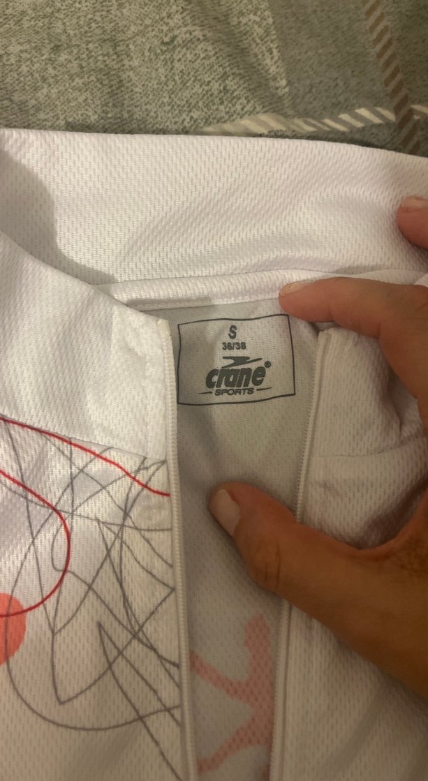 Kadın Beyaz Kısa Kollu Baskılı Spor Tişört - Görsel 2