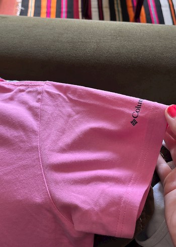 Columbia Kadın veya Kız çocuk Pembe Baskılı Tişört(Columbia)