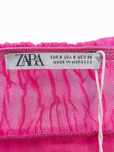 s Beden pembe Renk Zara Bluz %70 İndirimli.