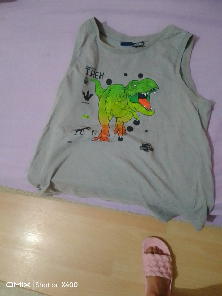 Gri Baskılı Erkek Çocuk Atlet - Görsel 2