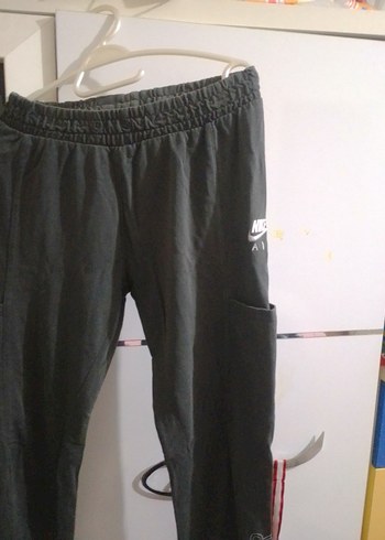 Gri Kadın Belden Bağlamalı Rahat Eşofman - Görsel 2