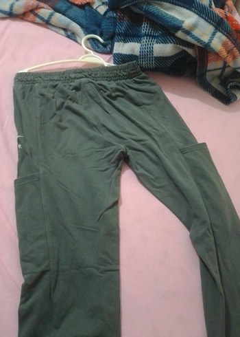 Gri Kadın Belden Bağlamalı Rahat Eşofman - Görsel 3