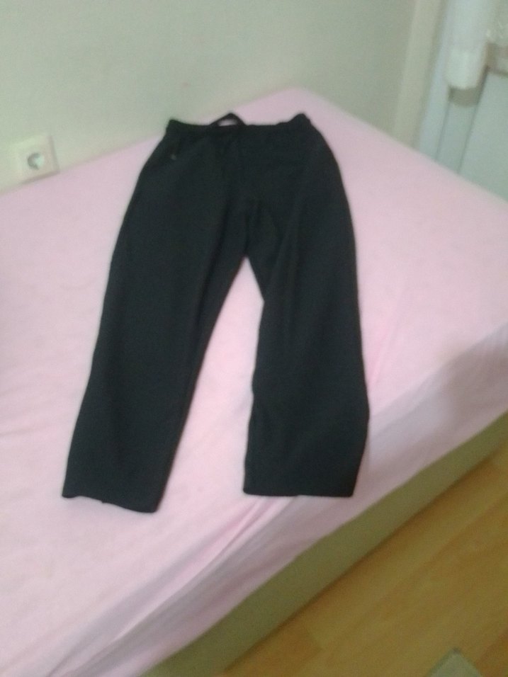 erkek Siyah Rahat Kesim Eşofman Altı - Görsel 3