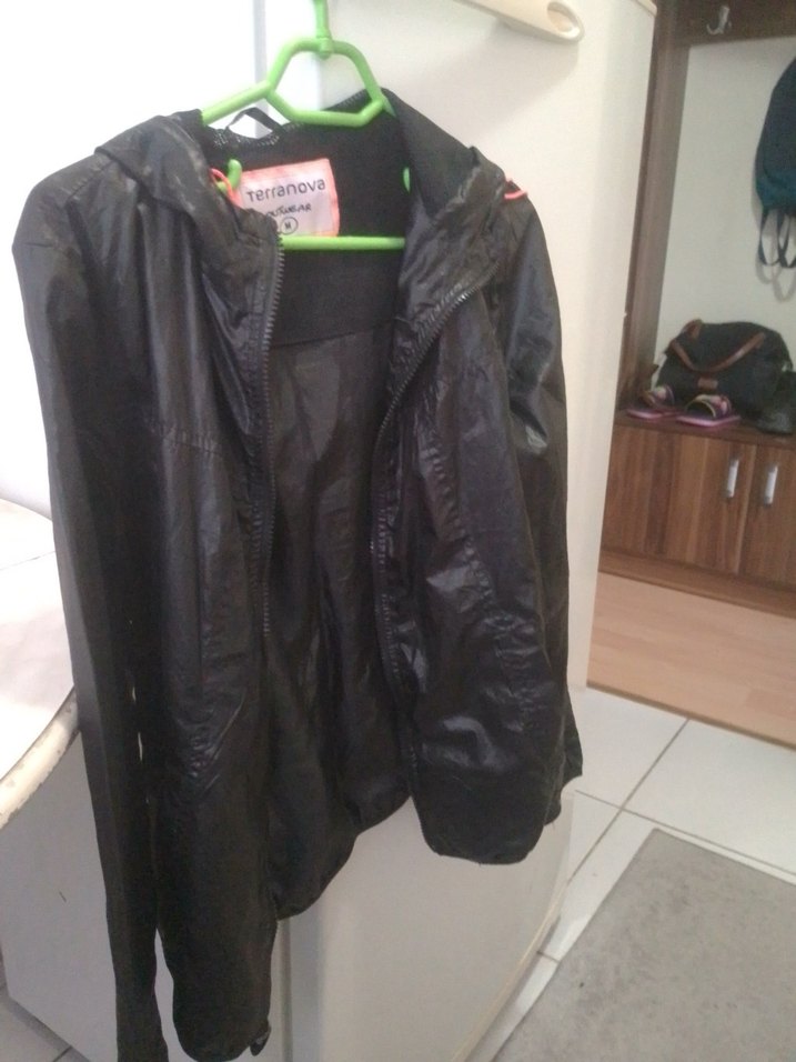 Siyah Parlak Kadın Midi Ceket - Görsel 2