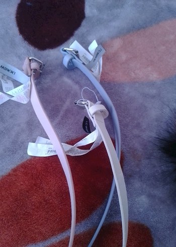 Pastel Renkli Kadın Kemeri ve Kurdele Detayı - Görsel 3