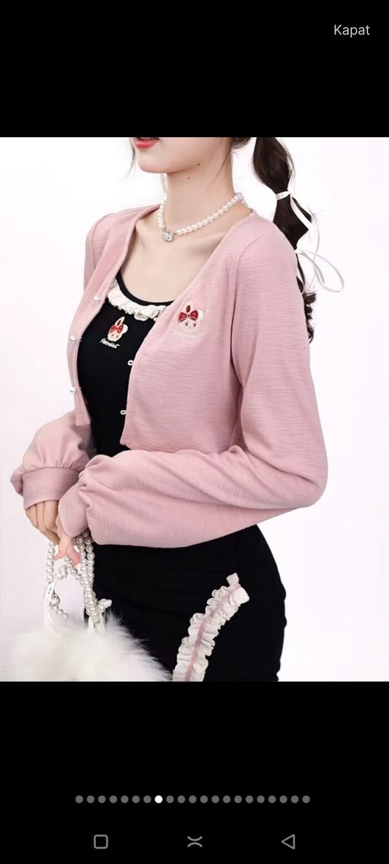 Dantel Detaylı Straplez Mini Siyah Elbise - Görsel 5