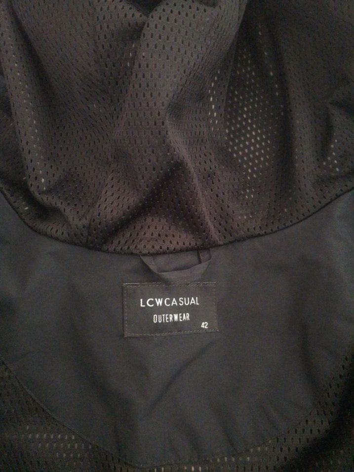 Kadın yağmurluk LcW Waikiki Gri Kapüşonlu Fermuarlı Ceket - Görsel 4