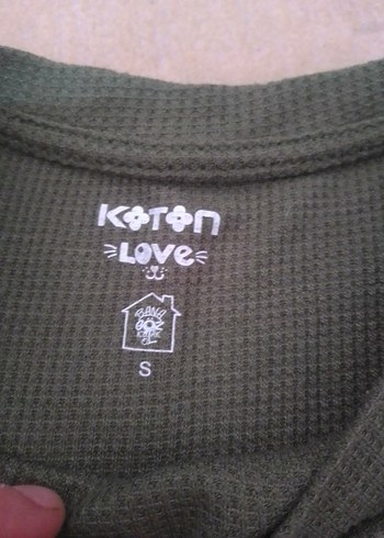 Düğmeli Yeşilkız çocuk Tişörtü - Görsel 2