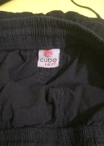 Erkek Siyah Keten Rahat Kesim Şort - Görsel 4