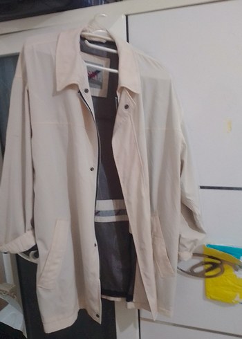 Cep Detaylı  kadın yağmurluk trenc - Görsel 3