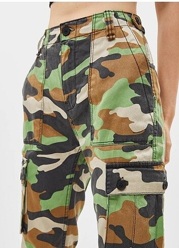 xs Beden Bershka Cargo Pantolon 