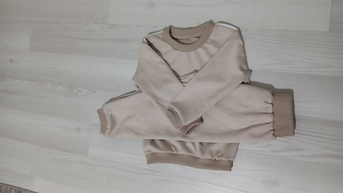 Bej çocuk eşofman takımı - Görsel 3