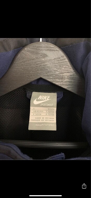 l Beden Orjinal Nike Erkek Yağmurluk