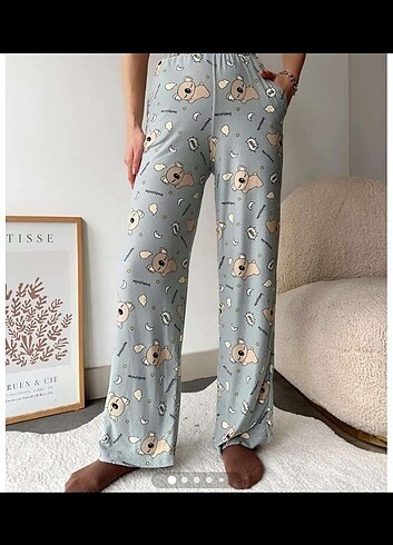 Dokusu harika ayıcık pijama alt