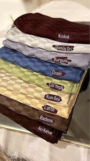 Valorscarf Qoza Desen İpeksi Jakar Eşarp