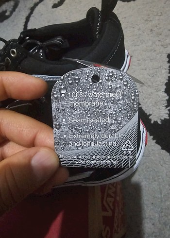 44 Beden Vans su geçirmez outdoor ayakkabı