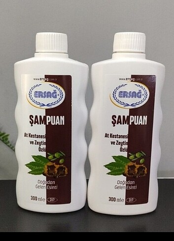Ersap at kestanesi ve zeytin özlü şampuan
