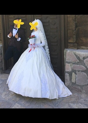 Diğer Tesettür gelinlik