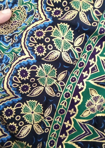 diğer Beden Endonezya batik kumaş