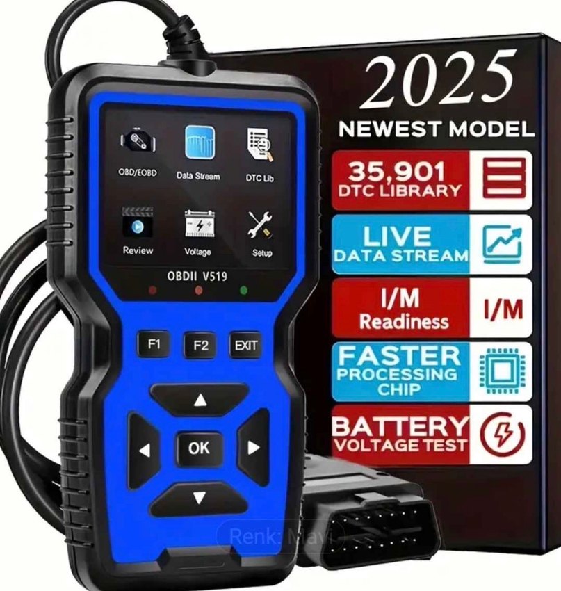 OBDII V519 Araç Arıza Tespit Cihazı - Görsel 2