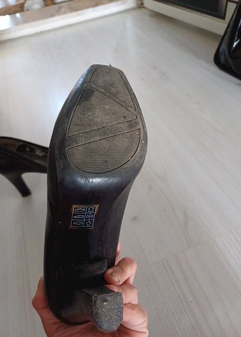 Siyah Kadın Stiletto Topuklu Ayakkabı - Görsel 5