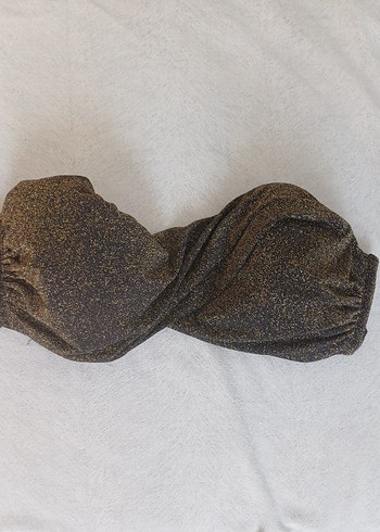 Yeşil Yılan Desenli Fırfırlı Mini Bikini - Görsel 5