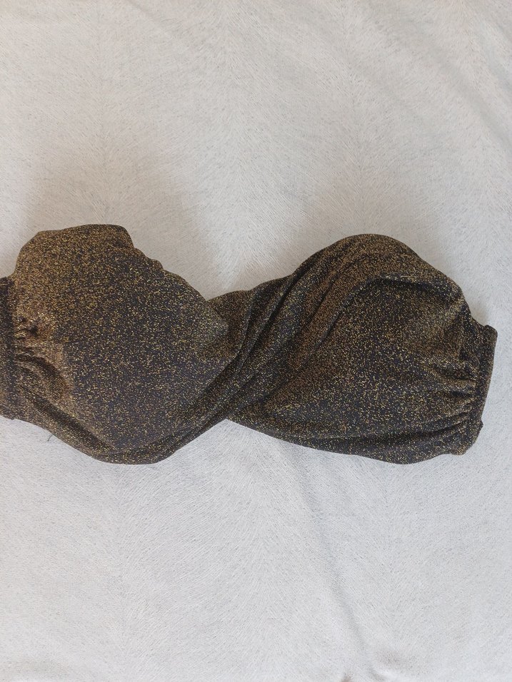 Yeşil Yılan Desenli Fırfırlı Mini Bikini - Görsel 5