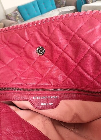 Bordo deri çanta,cüzdanlı. - Görsel 7