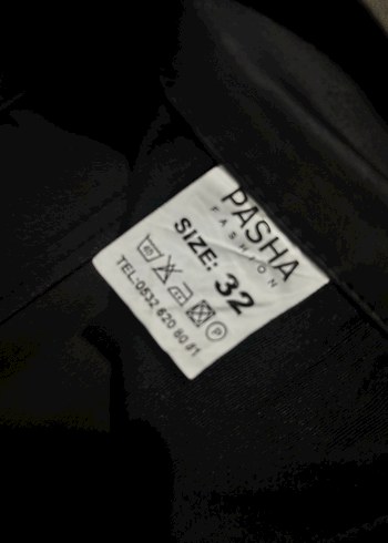 Sarı Bantlı Gri Oversize Denim Jean - Görsel 7