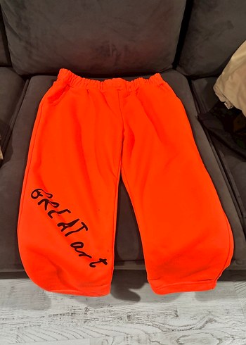 Sarı Bantlı Gri Oversize Denim Jean - Görsel 18